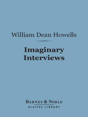 cover image of Imaginary Interviews (Barnes & Noble Digital Library)